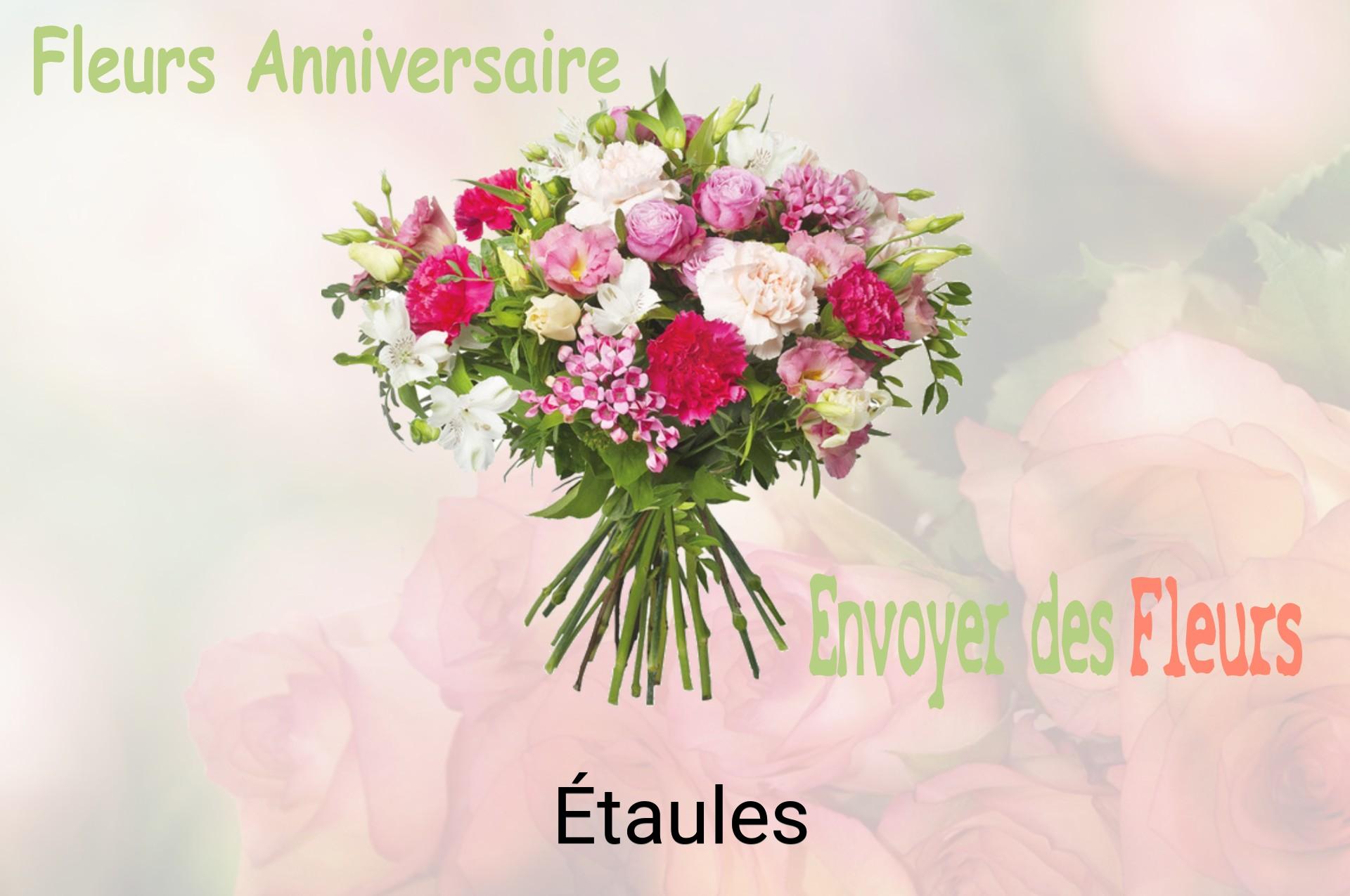 Bouquet de fleurs d’anniversaire livré à Étaules